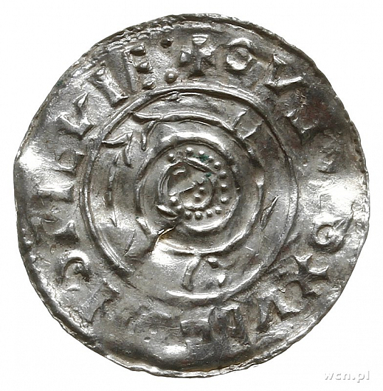 Денарий, Дания, Knut (1018-1035), м.д. Lund, Hbg. 20
