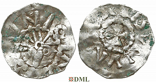 Денарий, Германия, Нижняя Лотарингия, Anonymous bishop, м.д. Jever, Dbg 1298