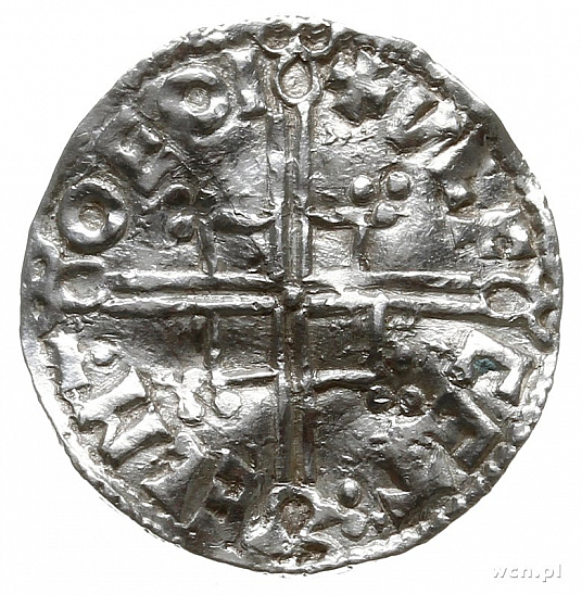 Денарий, Англия, Æthelred II (978-1016), м.д. York, монетарий, North 775