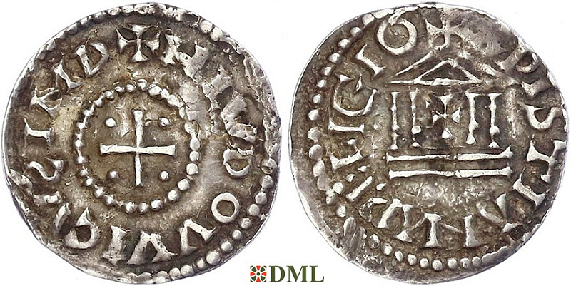 Денье, Каролинги, Louis le Pieux (814-840), Unknown mints, Depeyrot 1179