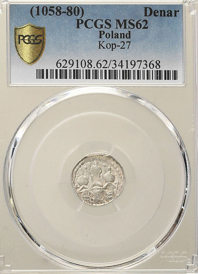 Денарий, Польша, Bolesław II (1058-1080)