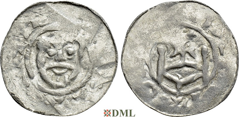 Денарий, Германия, Нижняя Лотарингия, Anonymous bishop, Umkreis von Emden, Dbg. 1311