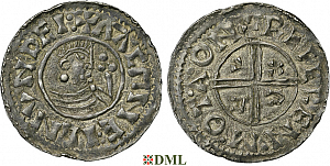 Денарий, Швеция, Olaf Skötkonung (995-1021), м.д. Sigtuna, Malmer -:-