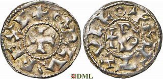 Денье, Каролинги, Charles le Chauve (840-877), м.д. Melle, Depeyrot 627