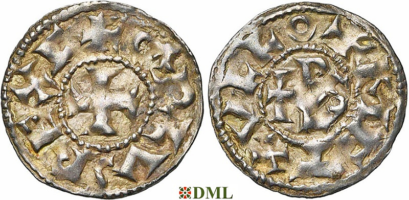 Денье, Каролинги, Charles le Chauve (840-877), м.д. Melle, Depeyrot 627
