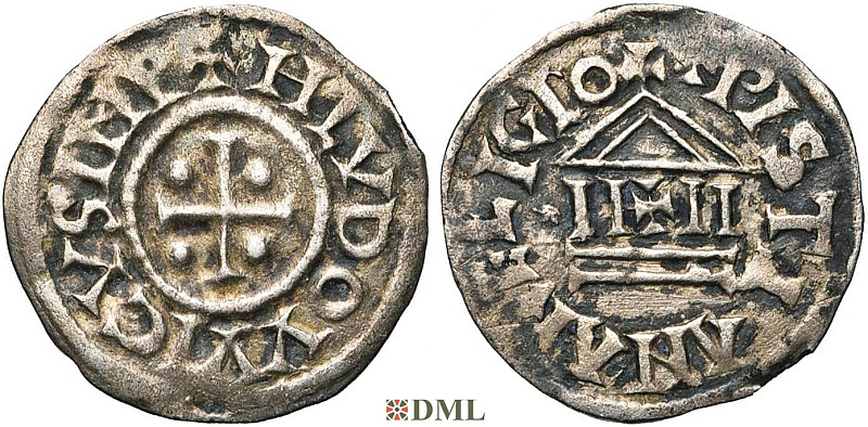 Денье, Каролинги, Louis le Pieux (814-840), Unknown mints, Depeyrot 1179