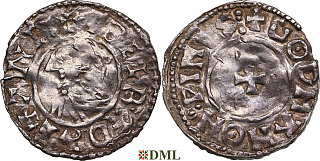 Денарий, Англия, Æthelred II (978-1016), м.д. Winchester, монетарий Godman, North 777