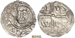 Денарий, Германия, Нижняя Лотарингия, Heinrich III (1039-1056), м.д. Duisburg, Dbg. 316