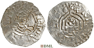Денарий, Германия, Нижняя Лотарингия, Heinrich II (1002-1024), м.д. Utrecht, Ilisch 2000, 10.1