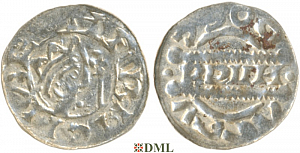 Денарий, Германия, Нижняя Лотарингия, Bruno III (1050-1057), м.д. Dokkum, Ilisch 2000, 21.19
