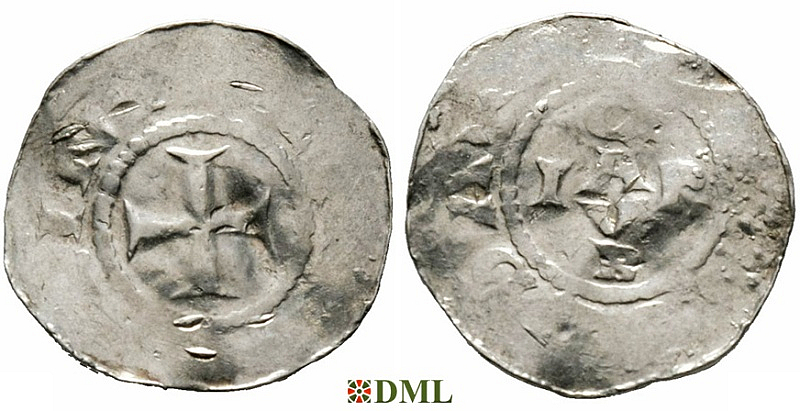 Денарий, Германия, Саксония, Ruthard von Corvey (1046-1050), м.д. Corvey, Dbg. 735