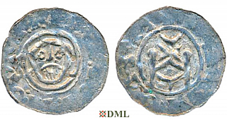 Денарий, Германия, Нижняя Лотарингия, Anonymous bishop, Umkreis von Emden, Dbg 1311