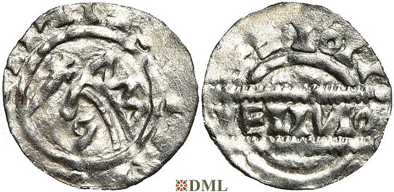 Денарий, Германия, Нижняя Лотарингия, Gf. Bruno III (1050-1057), Frisian imitations
