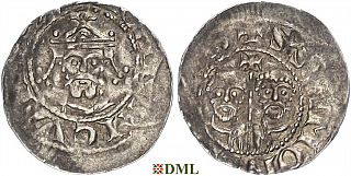 Обол, Германия, Саксония, Heinrich III (1046-1056), м.д. Goslar, Dbg. 667