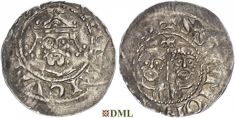 Обол, Германия, Саксония, Heinrich III (1046-1056), м.д. Goslar, Dbg. 667