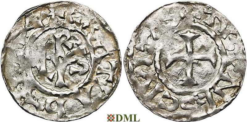 Денье, Каролинги, Charles le Chauve (840-877), м.д. Tours, Depeyrot 1040