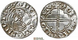 Денарий, Англия, Cnut  (1016-1035), м.д. Stamford, монетарий Oswold, North 781