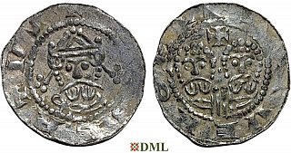 Денарий, Германия, Нижняя Лотарингия, Egbert II (1068-1090), м.д. Stavoren, Ilisch 2000, 22.3
