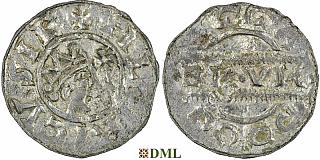 Денарий, Германия, Нижняя Лотарингия, Bruno III (1050-1057), м.д. Dokkum, Ilisch 2000, 21.19