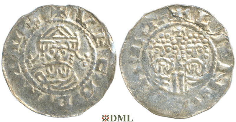 Денарий, Германия, Нижняя Лотарингия, Gf. Egbert II (1068-1090), м.д. Leeuwarden, Ilisch 2000 22.10