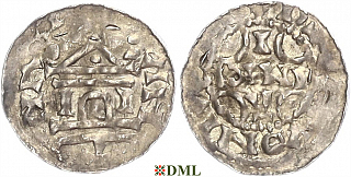 Денарий, Германия, Верхняя Лотарингия, Pilgrim (1027-1036) и Konrad II (1027-1039), м.д. Andernach, Dbg. 454