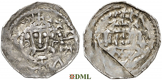 Денарий, Германия, Бавария, Henrich IV (1056-1106), м.д. Regensburg, Hahn 1976, 54