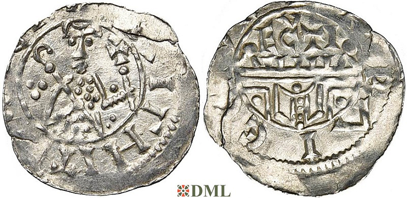 Денарий, Германия, Нижняя Лотарингия, B. Wilhelm (1054-1076), м.д. Utrecht, Ilisch 2000, 10.5