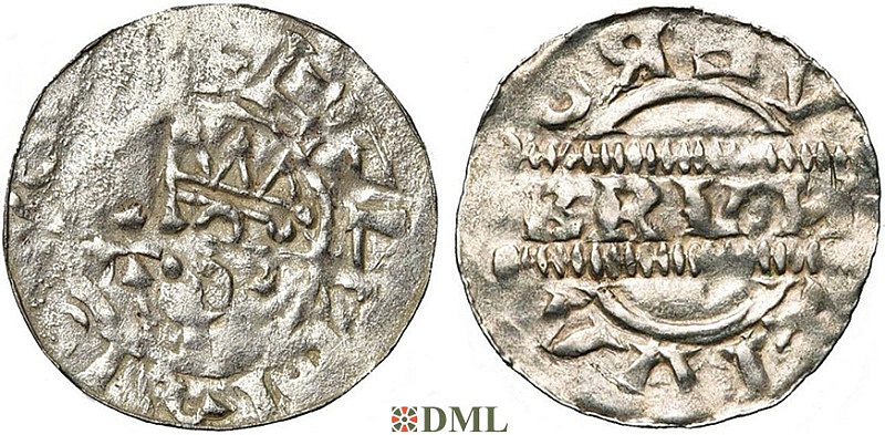 Денарий, Германия, Нижняя Лотарингия, Gf. Bruno III (1050-1057), Frisian imitations