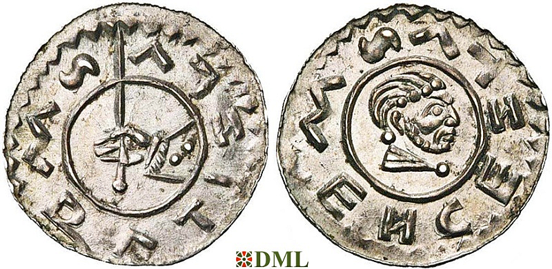 Денарий, Чехия, Богемия, Vratislav II (1061-1092), Šmerda 1996, 164c