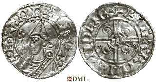 Денарий, Англия, Cnut (1016-1035), м.д. London, монетарий Eadgar, North 787