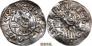 Денарий, Чехия, Богемия, Břetislav I (1034-1055), Šmerda 1996, 150