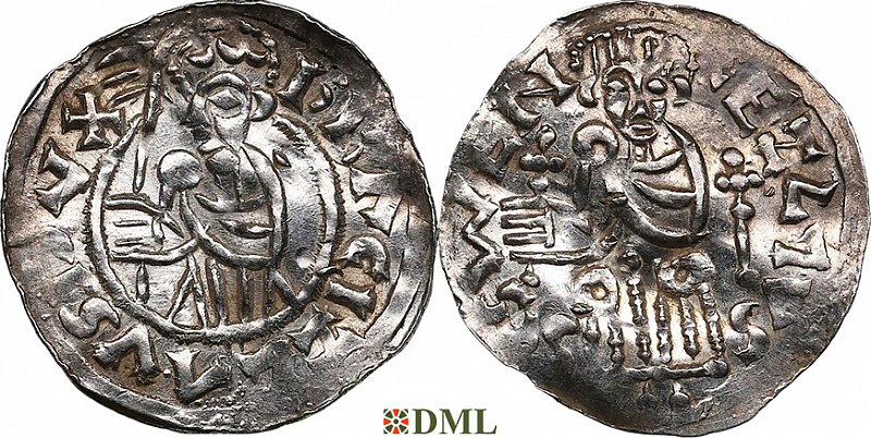 Денарий, Чехия, Богемия, Břetislav I (1034-1055), Šmerda 1996, 150