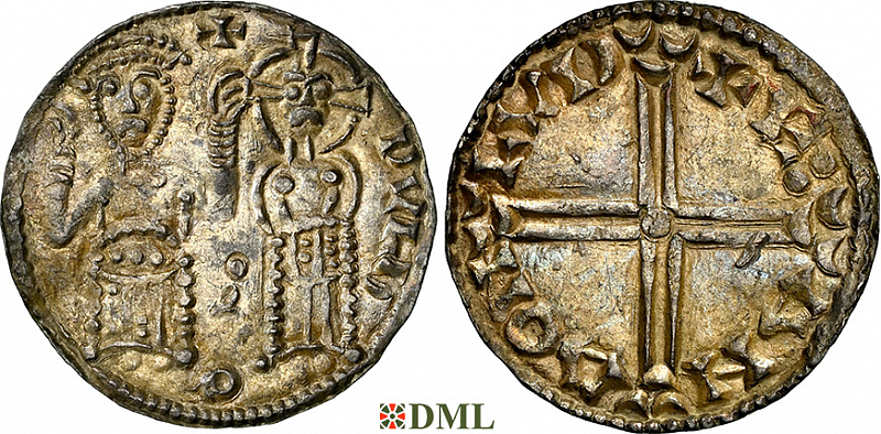 Денарий, Дания, Sven Estridsen (1047-1075), м.д. Lund, Hbg. 16