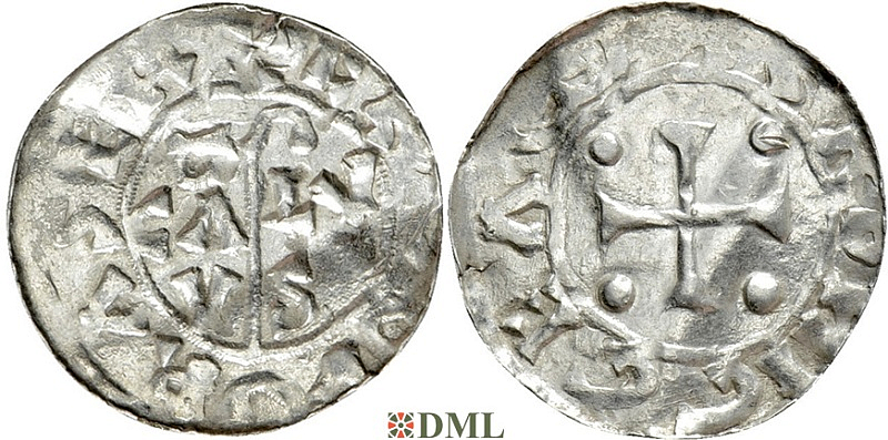 Денарий, Германия, Нижняя Лотарингия, B. Bernold (1040-1054), м.д. Groningen, Ilisch 2000 18.3