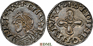 Денарий, Англия, Harthaknut (1035-1042), м.д. Bristol, монетарий Sæwine, North 797