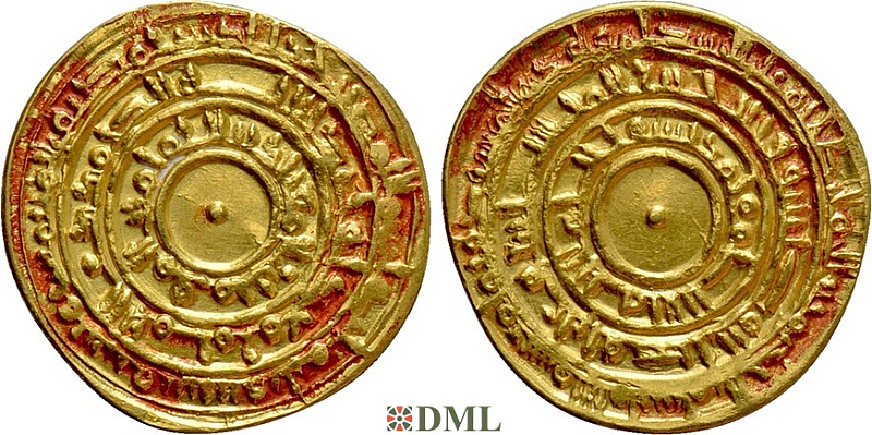 Динар, Фатимиды, халиф al-Muizz li-Din Allah (953-975)