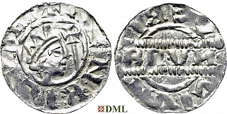 Денарий, Германия, Нижняя Лотарингия, Bruno III (1050-1057), м.д. Leeuwarden, Ilisch 2000, 21.14