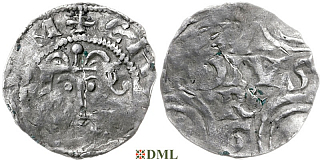 Денарий, Германия, Нижняя Лотарингия, Konrad II (1024-1039), м.д. Duisburg, Dbg. 311