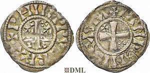Денарий, Франция, Hervé (987-998)