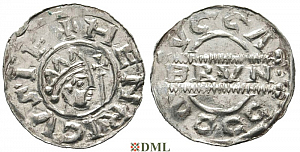 Денарий, Германия, Нижняя Лотарингия, Bruno III (1050-1057), м.д. Dokkum, Ilisch 2000, 21.19