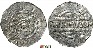 Денарий, Германия, Нижняя Лотарингия, Bruno III (1050-1057), м.д. Bolsward, Ilisch 2000, 21.25