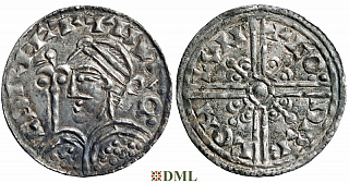 Денарий, Англия, Harold I (1035-1040), м.д. London, монетарий Godric, North 803