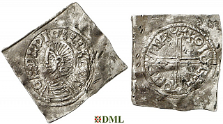 Денарий, Швеция, Olaf Skötkonung (995-1021), м.д. Sigtuna, Malmer 4.257:4.623