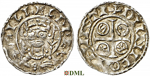 Денарий, Англия, William I (1066-1087), м.д. Hastings, монетарий Dunninc, North 848