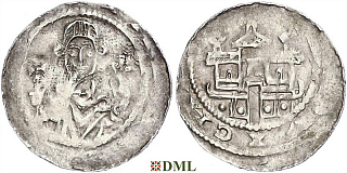 Денарий, Германия, Саксония, Hartwig (1079-1102), м.д. Magdeburg, Dbg. -
