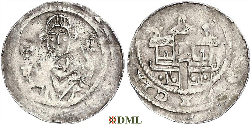 Денарий, Германия, Саксония, Hartwig (1079-1102), м.д. Magdeburg, Dbg. -