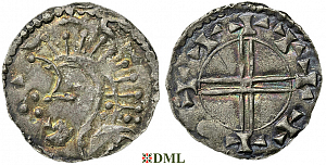 Денарий, Норвегия, Olav Kyrre (1067-1093), м.д. Trondheim, монетарий -