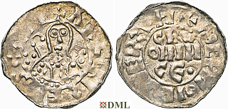 Денарий, Германия, Нижняя Лотарингия, B. Bernold (1040-1054), м.д. Groningen, Ilisch 2000 18.1.3