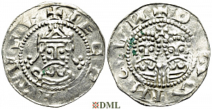 Денарий, Германия, Нижняя Лотарингия, Gf. Egbert II (1068-1090), м.д. Dokkum, Ilisch 2000, 22.5