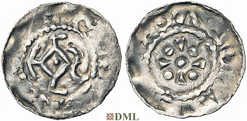 Денарий, Германия, Нижняя Лотарингия, Anonymous bishop, м.д. Luttich